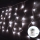 Aigostar - Cadena LED navideña exterior 100xLED/8 funciones 8x0,4m IP44 blanco frío