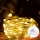 Aigostar - Cadena LED navideña exterior 150xLED/8 funciones 3xAA 15,3m IP44 blanco cálido