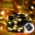 Aigostar - Cadena LED navideña exterior 150xLED/8 funciones 3xAA 15,3m IP44 blanco cálido