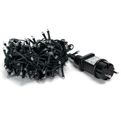 Aigostar - Cadena LED navideña exterior 200xLED/8 funciones 13m IP44 blanco cálido