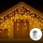 Aigostar - Cadena LED navideña exterior 200xLED/8 funciones 13x0,6m IP44 blanco cálido
