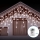 Aigostar - Cadena LED navideña exterior 200xLED/8 funciones 3xAA 13x0,6m IP44 blanco frío