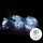 Aigostar - Cadena LED navideña exterior 200xLED/8 funciones 6x1,5m IP44 blanco frío