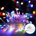 Aigostar - Cadena LED navideña exterior 50xLED/8 funciones 3xAA 5,3m IP44 multicolor