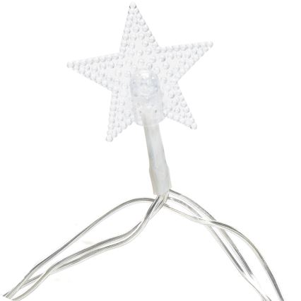 Aigostar - Cadena LED navideña exterior 50xLED/8 funciones 8m IP44 blanco cálido