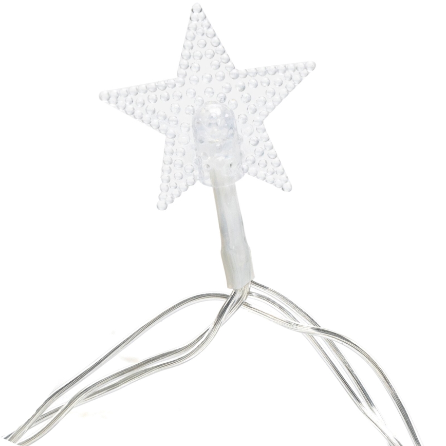 Aigostar - Cadena LED navideña exterior 50xLED/8 funciones 8m IP44 blanco cálido