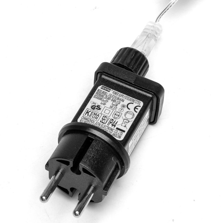 Aigostar - Cadena LED navideña exterior 50xLED/8 funciones 8m IP44 blanco cálido