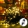 Aigostar - Cadena LED navideña exterior 600xLED/8 funciones 18m IP44 blanco cálido