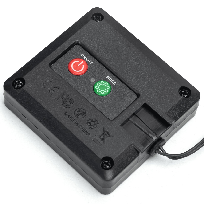 Aigostar - Cadena solar LED 148xLED/2x1,2m IP65 300 mAh blanco cálido hiedra
