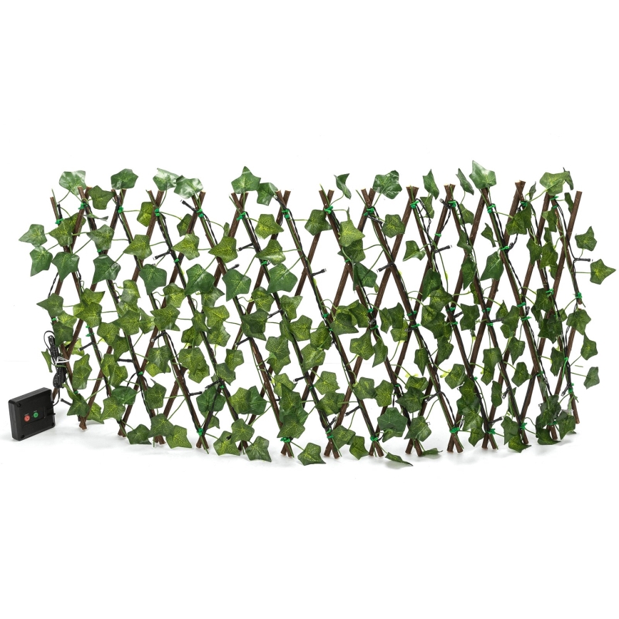 Aigostar - Cadena solar LED 56xLED/2x0,4m IP65 blanco cálido hiedra