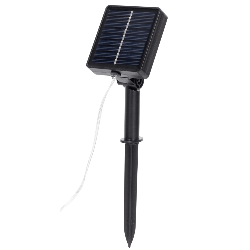 Aigostar - Cadena solar LED 70xLED/4x1m IP65 blanco cálido Eucalyptus