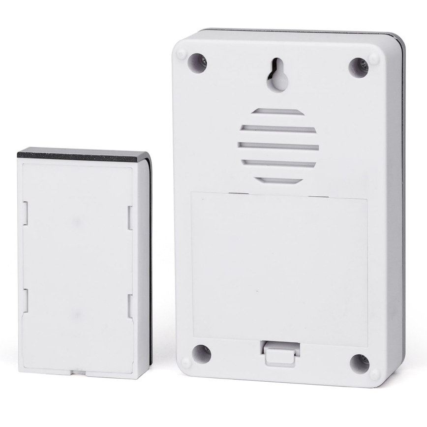 Aigostar - Campana inalámbrica 3xAA IP44 plata