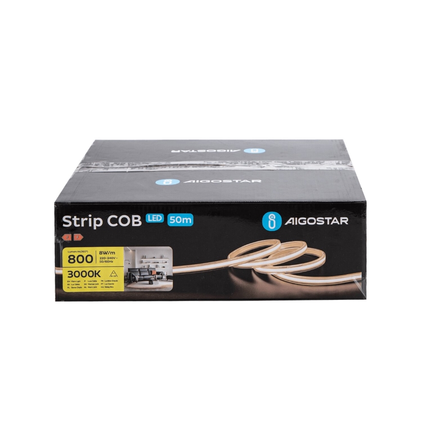Aigostar - Cinta LED 50m LED/320W/230V 3000K IP65