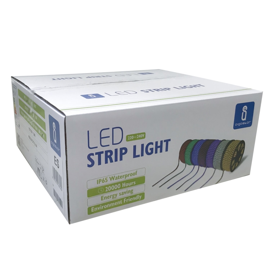 Aigostar - Cinta LED exterior 50m LED/300W/230V azul IP65
