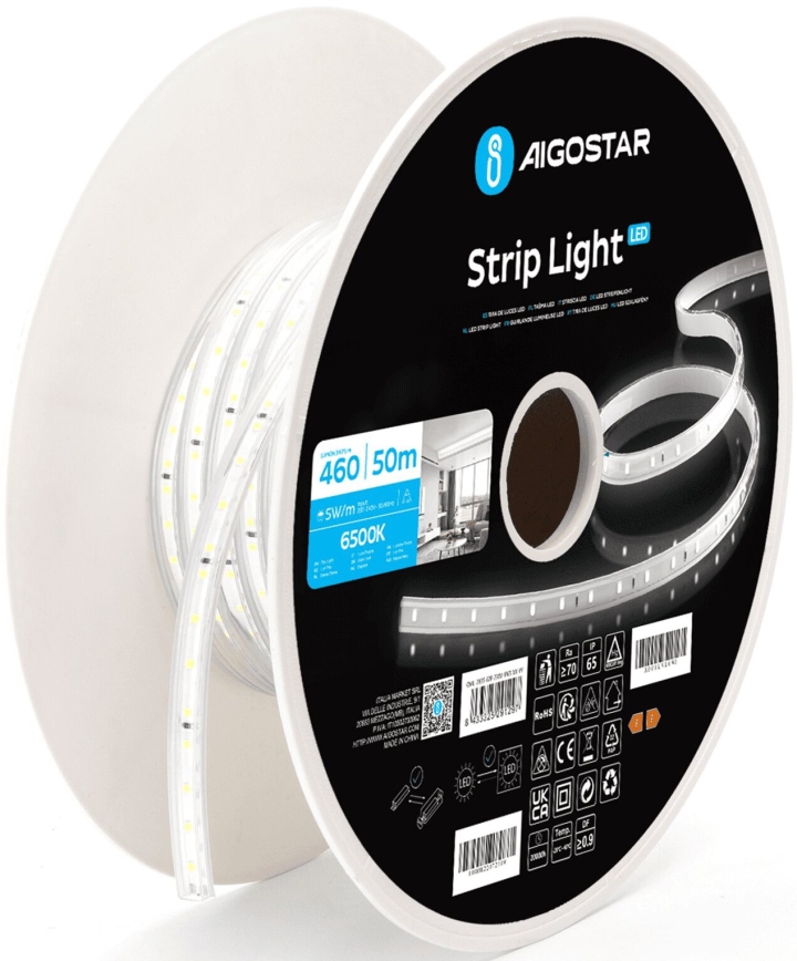 Aigostar - Cinta LED LED/250W/230V 50m 6500K IP65