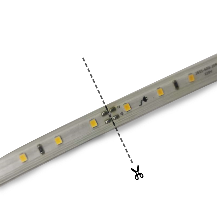 Aigostar - Cinta LED LED/350W/230V 50m 3000K IP65