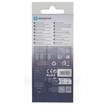 Aigostar - Control remoto MESH 1xCR2032