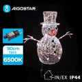 Aigostar-Decoración navideña LED exterior LED/3,6W/31/230V 6500K 90cm IP44 muñeco de nieve