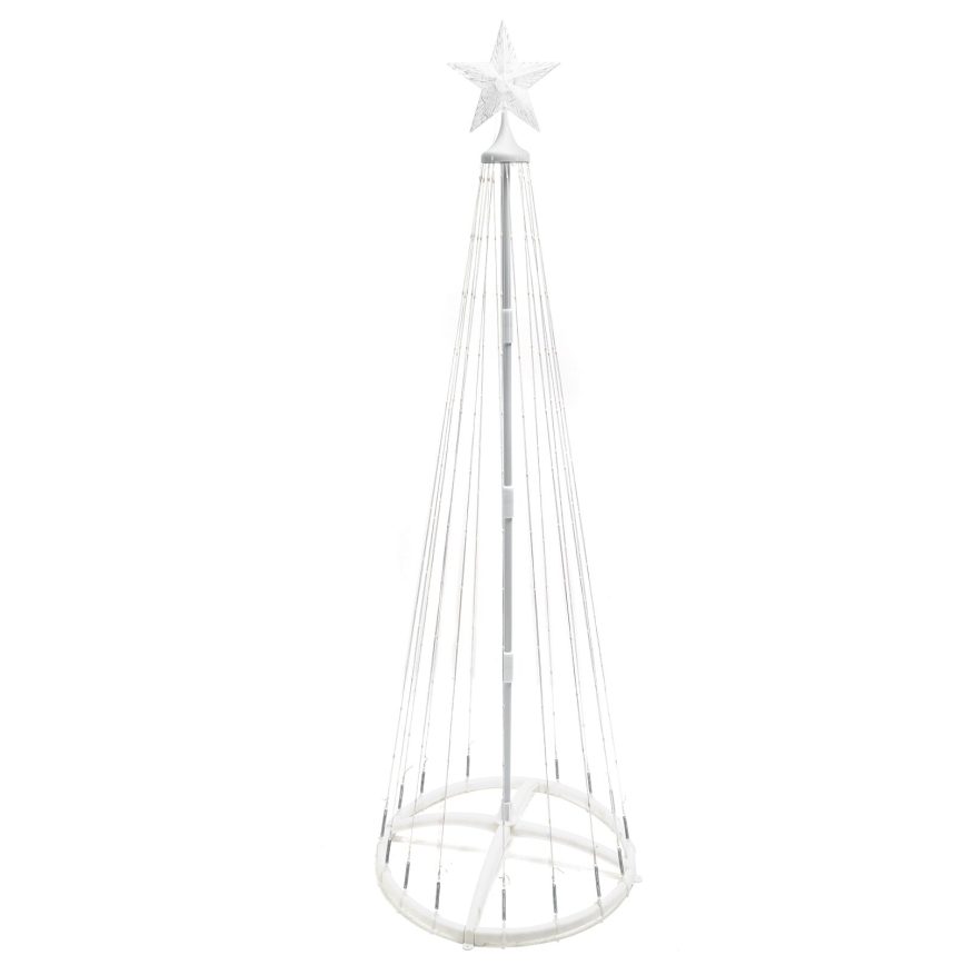 Aigostar - Decoración navideña LED para exterior LED/3,6W/230V 120 cm IP44 blanco frío