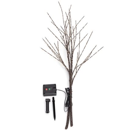 Aigostar - Decoración solar LED 140xLED/3m IP65 blanco cálido vid