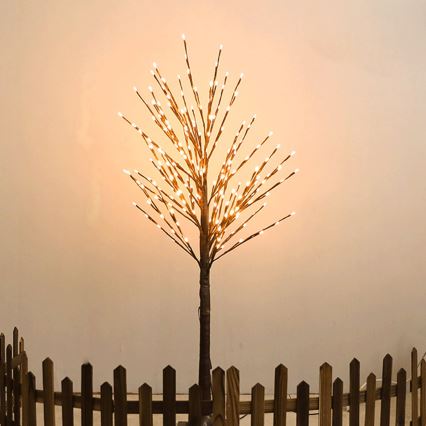Aigostar - Decoración solar LED 24xLED/2,6m IP65 blanco cálido vid