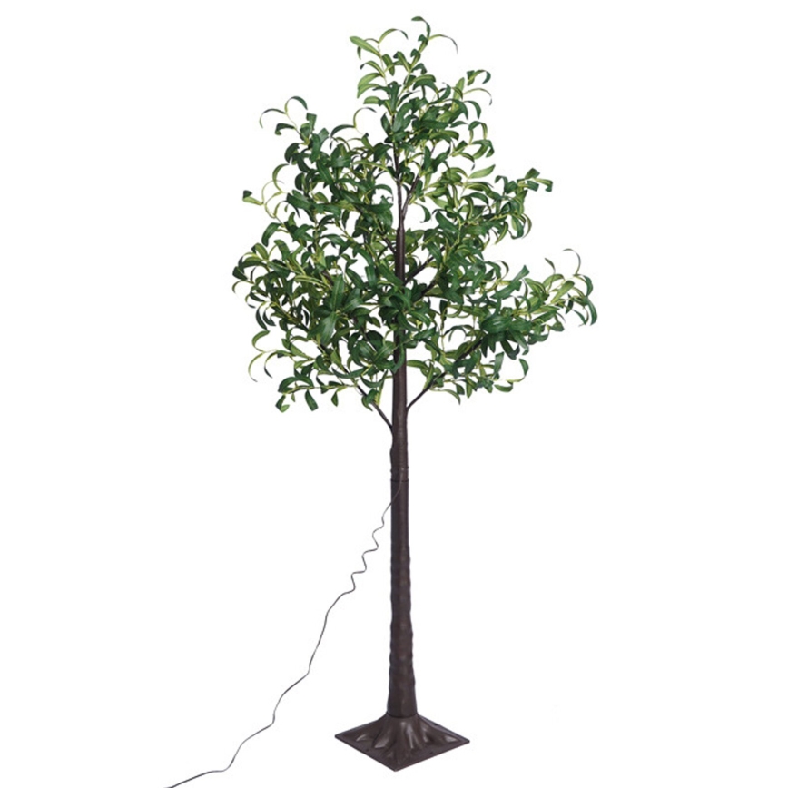 Aigostar - Decoración solar LED 30xLED/2,6m IP65 blanco cálido oliva