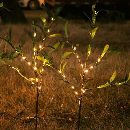 Aigostar - Decoración solar LED 60xLED/3,5m IP65 blanco cálido oliva