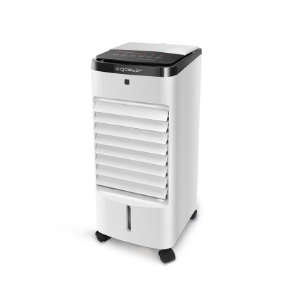Aigostar - Enfriador de aire 60W/230V blanco/negro + control remoto