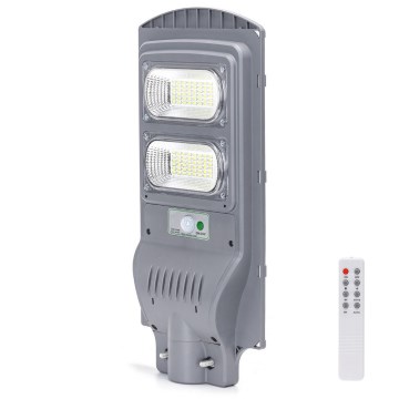 Aigostar - Farola solar LED con sensor LED/100W/3,2V 10000mAh IP65 6500K + control remoto