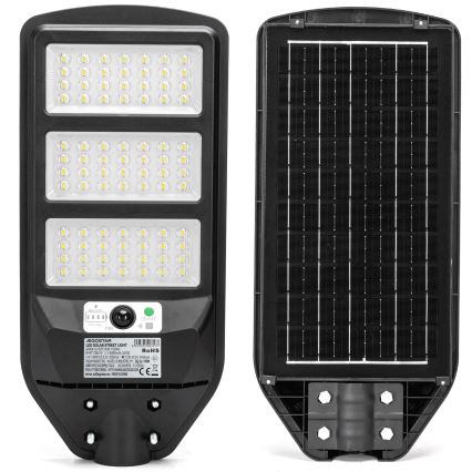 Aigostar - Farola solar LED con sensor LED/150W/3,2V 8000mAh IP65 6500K + control remoto