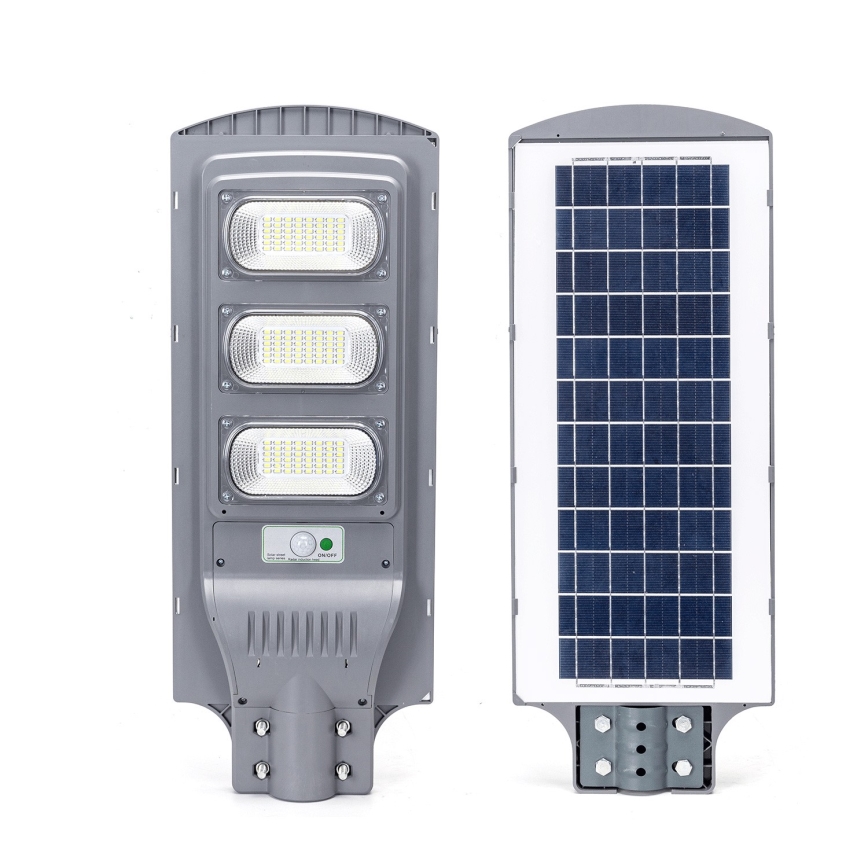 Aigostar - Farola solar LED con sensor con sensor de movimiento y crepuscular LED/150W/3,2V 15000mAh IP65 6500K + control remoto