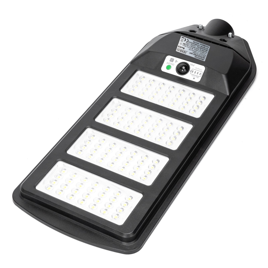 Aigostar - Farola solar LED con sensor LED/200W/3,2V 12000mAh IP65 6500K + control remoto