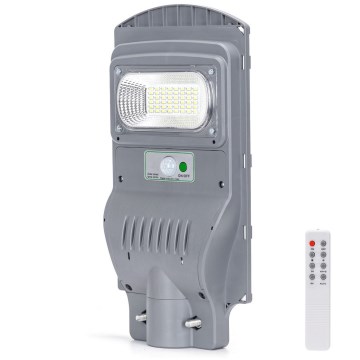 Aigostar - Farola solar LED con sensor LED/50W/3,2V 5000mAh IP65 6500K + control remoto