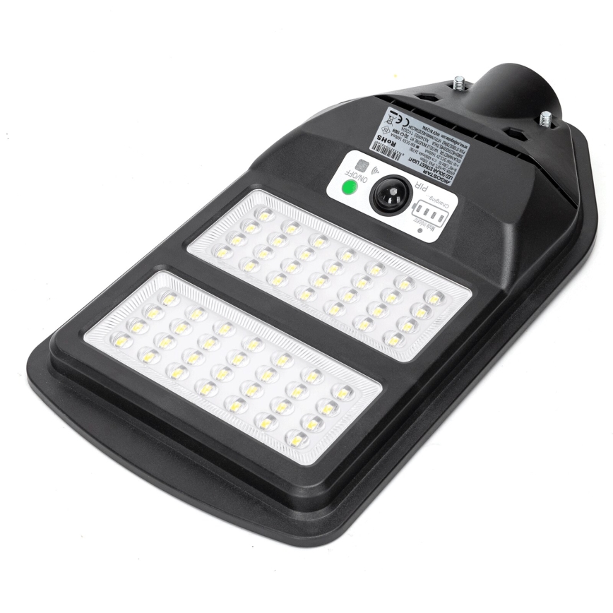 Aigostar - Farola solar LED con sensor LED/70W/3,2V 4000mAh IP65 6500K + control remoto