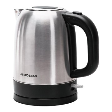 Aigostar - Hervidor 1,7l 2200W/230V cromo mate