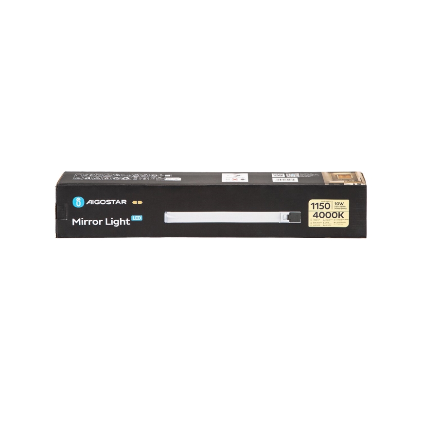 Aigostar - Iluminación LED para espejos de baño LED/10W/230V 4000K 46,5cm IP44