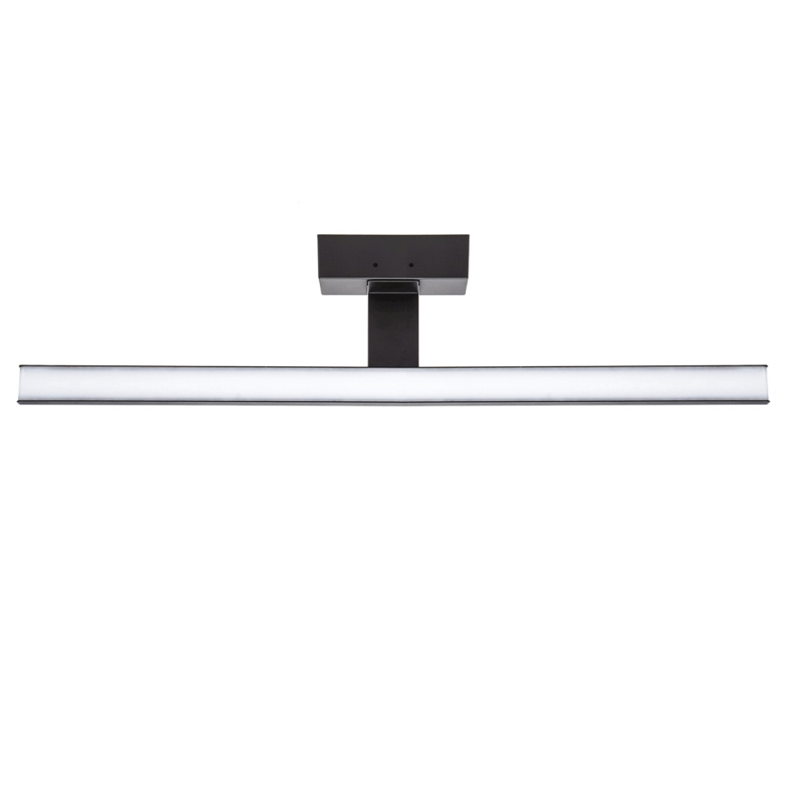 Aigostar - Iluminación LED para espejos de baño LED/12W/230V 4000K 60 cm IP44 negro