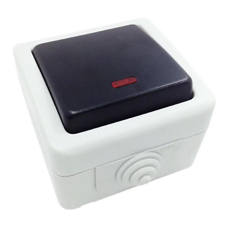 Aigostar - Interruptor bipolar con luz
