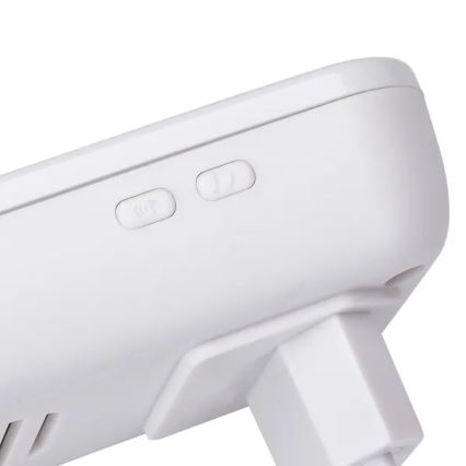 Aigostar - Juego 2x Timbre inalámbrico para enchufe 230V IP44 blanco/negro
