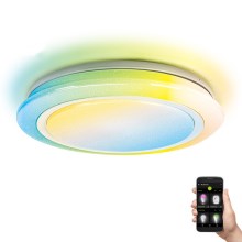 Aigostar - Lámpara de baño LED RGBW regulable LED/39W/230V 50 cm Wi-Fi IP44