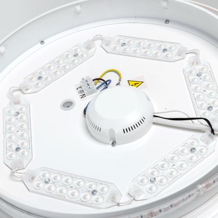Aigostar - Lámpara de baño LED RGBW regulable LED/39W/230V 50 cm Wi-Fi IP44