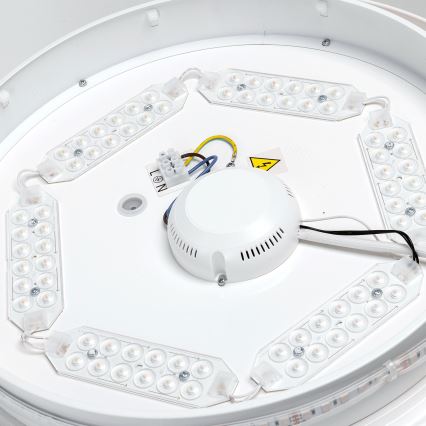 Aigostar - Lámpara de baño LED RGBW regulable LED/39W/230V 50 cm Wi-Fi IP44