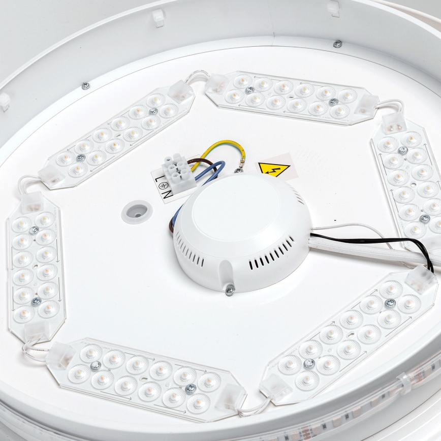 Aigostar - Lámpara de baño LED RGBW regulable LED/39W/230V 50 cm Wi-Fi IP44
