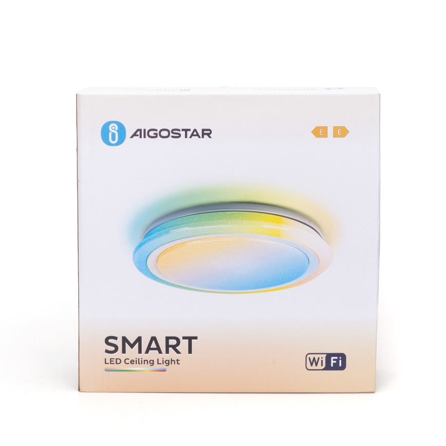 Aigostar - Lámpara de baño LED RGBW regulable LED/39W/230V 50 cm Wi-Fi IP44