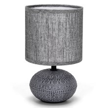 Aigostar - Lámpara de mesa 1xE14/40W/230V gris
