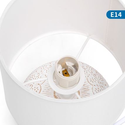 Aigostar - Lámpara de mesa 1xE14/40W/230V