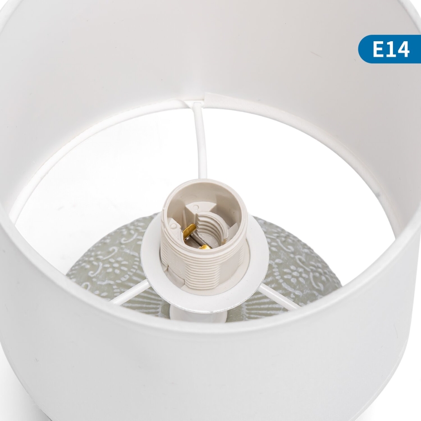 Aigostar - Lámpara de mesa 1xE14/40W/230V