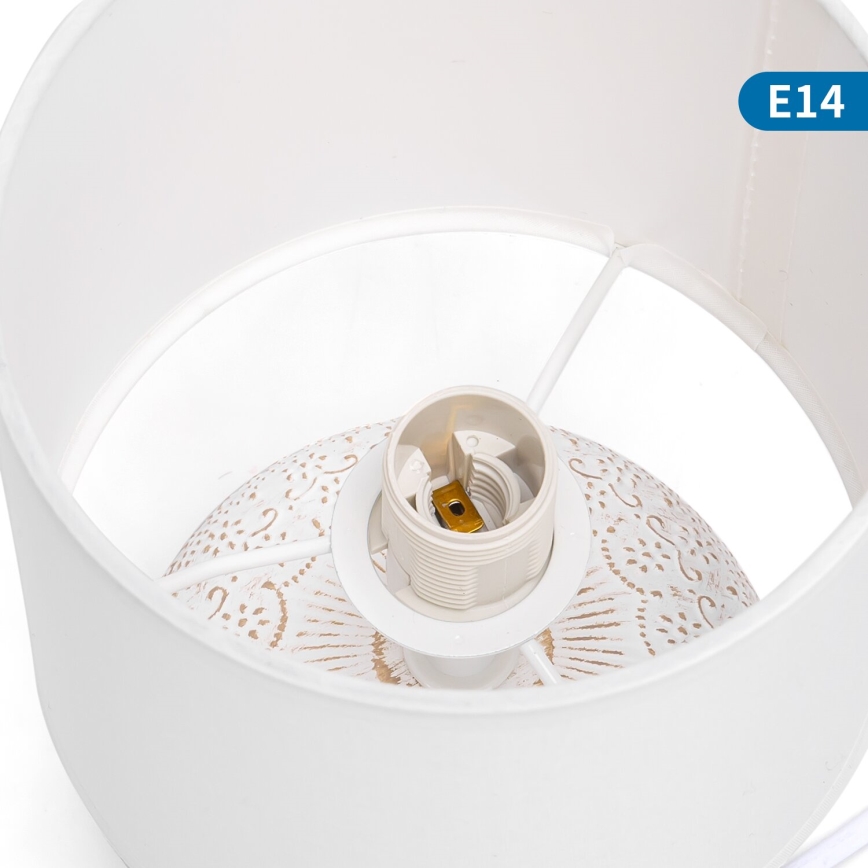 Aigostar - Lámpara de mesa 1xE14/40W/230V
