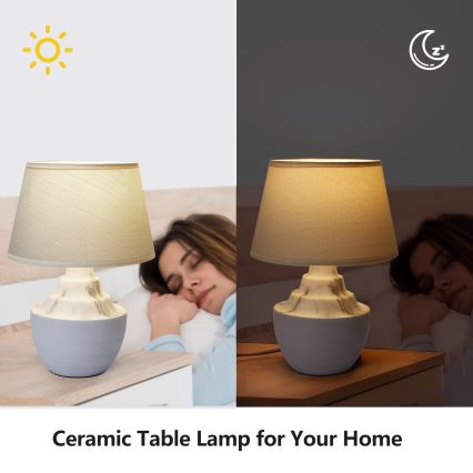 Aigostar - Lámpara de mesa 1xE14/40W/230V