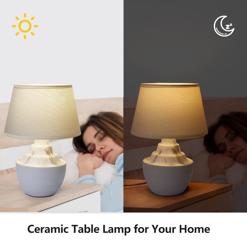 Aigostar - Lámpara de mesa 1xE14/40W/230V